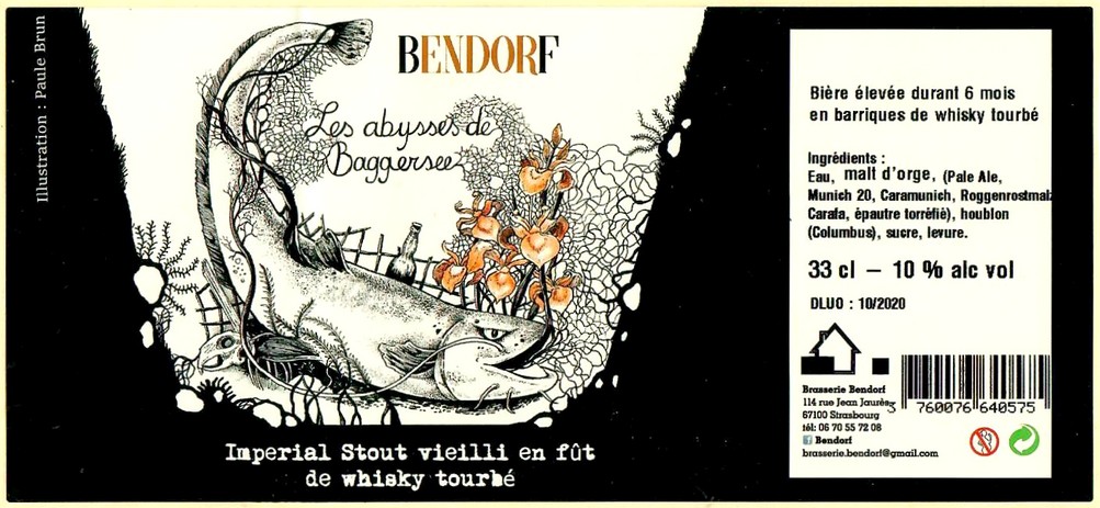 Etiquette BRASSERIE BENDORF 26