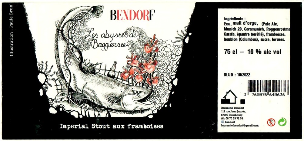 Etiquette BRASSERIE BENDORF 30