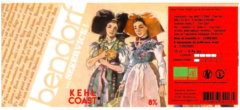 Etiquette BRASSERIE BENDORF 32