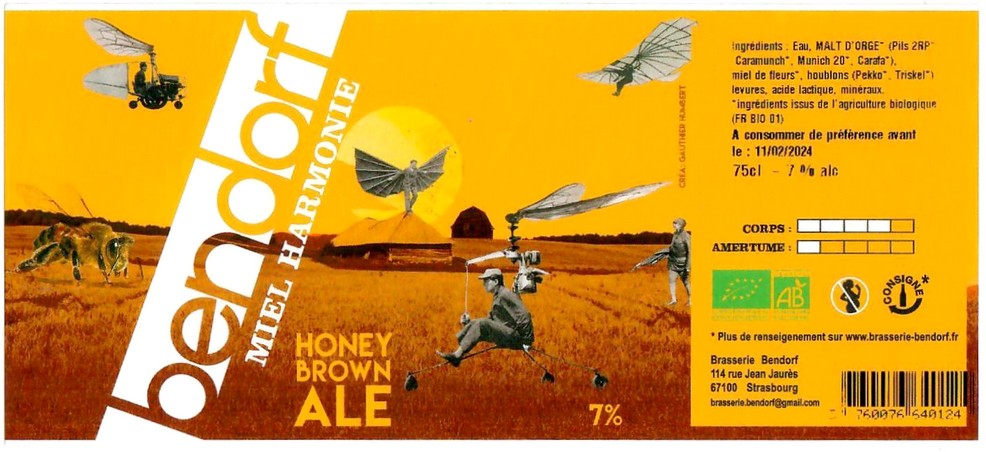 Etiquette BRASSERIE BENDORF 36