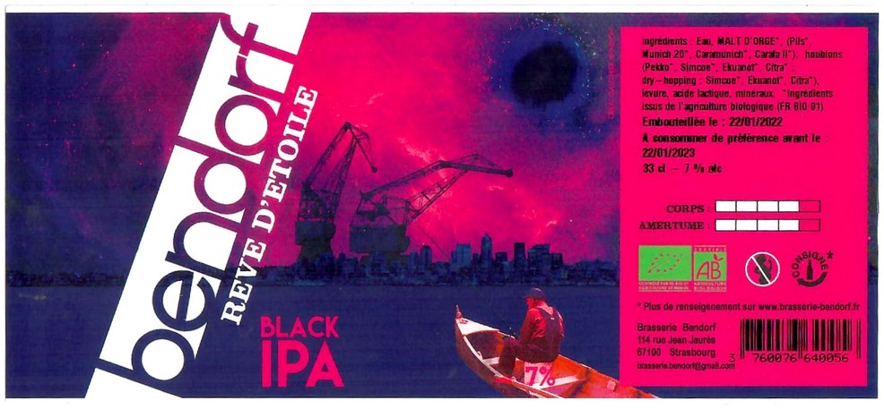 Etiquette BRASSERIE BENDORF 39