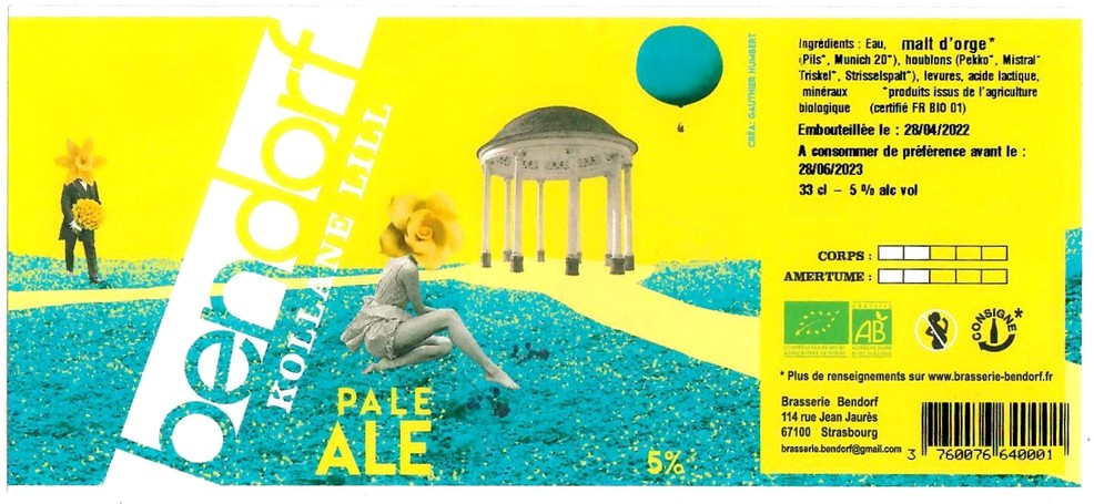 Etiquette BRASSERIE BENDORF 40