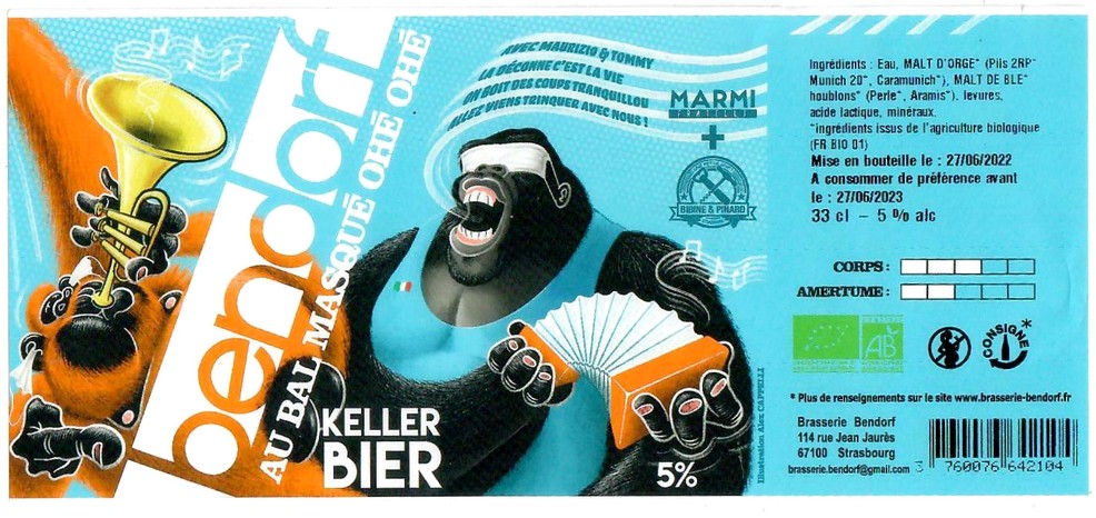 Etiquette BRASSERIE BENDORF 41