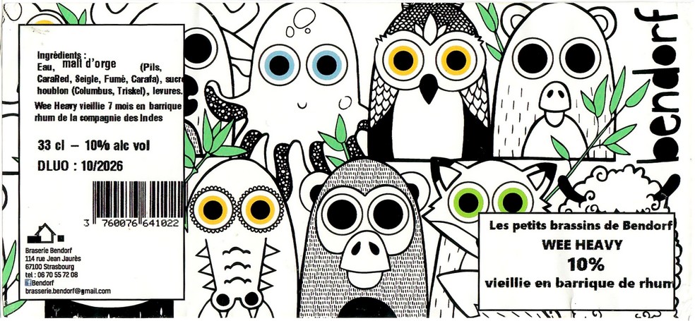 Etiquette BRASSERIE BENDORF 44