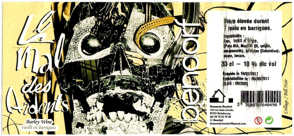 Etiquette BRASSERIE BENDORF 45