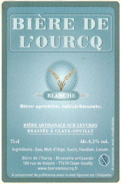 Etiquette BRASSERIE BIERE DE L'OURCQ 05