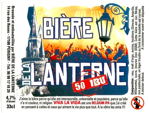 Etiquette BIERE DE LA LANTERNE 06