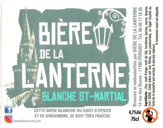 Etiquette BIERE DE LA LANTERNE 07