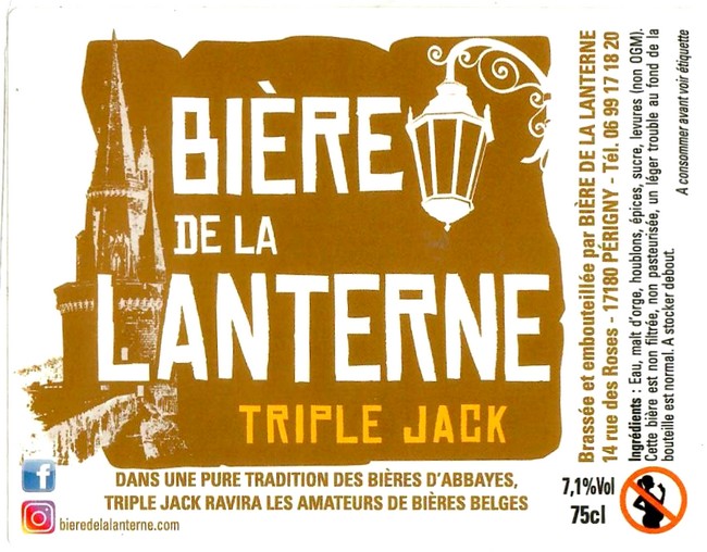 Etiquette BIERE DE LA LANTERNE 09