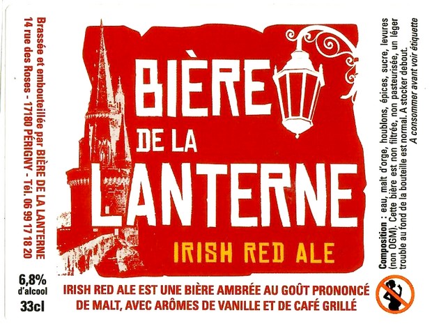Etiquette BIERE DE LA LANTERNE 14