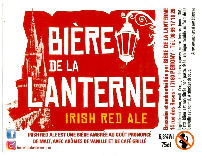 Etiquette BIERE DE LA LANTERNE 15