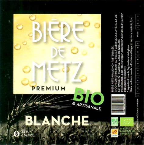 Etiquette BRASSERIE BIERE DE METZ 42