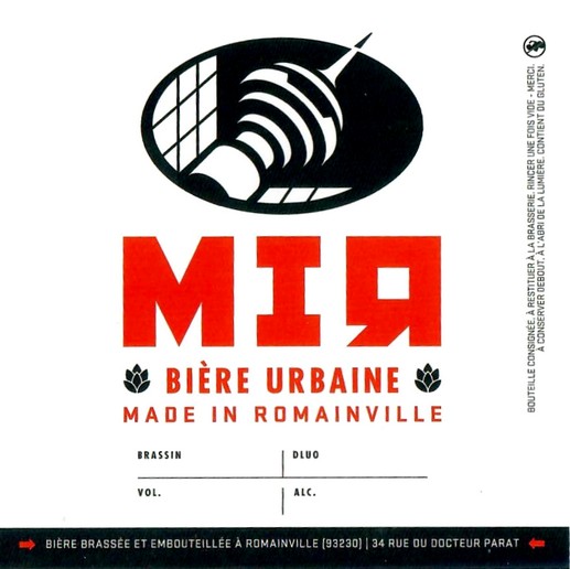 Etiquette BRASSERIE BIERE MIR 10
