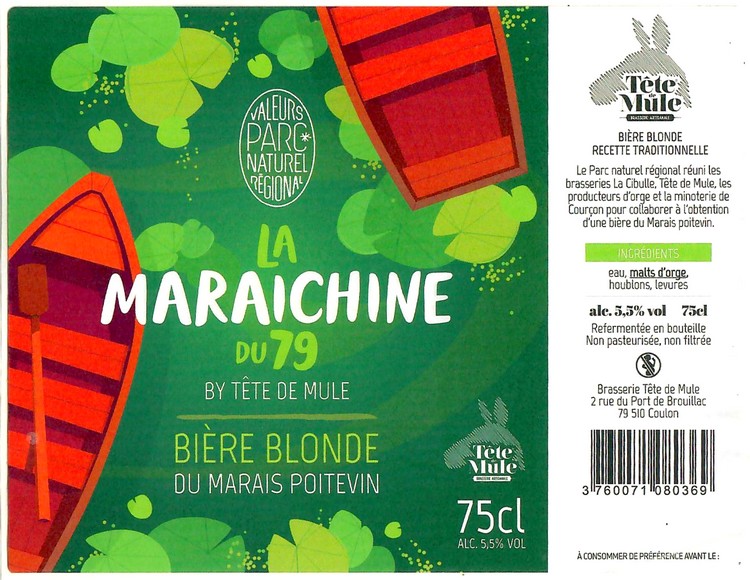 Etiquette BRASSERIE TETE DE MULE 21