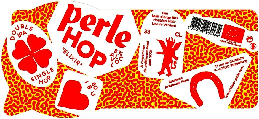 etiquette BRASSERIE BIERES ARTZNER 32