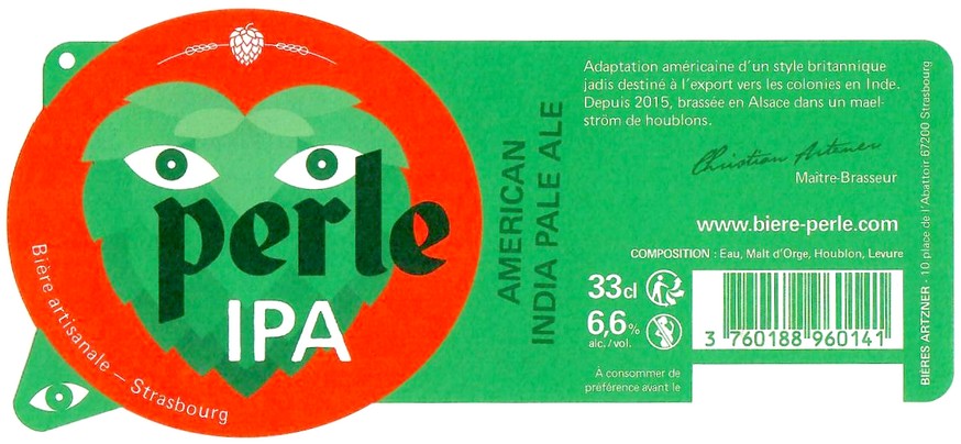 Etiquette BRASSERIE BIERS ARTZNER 43