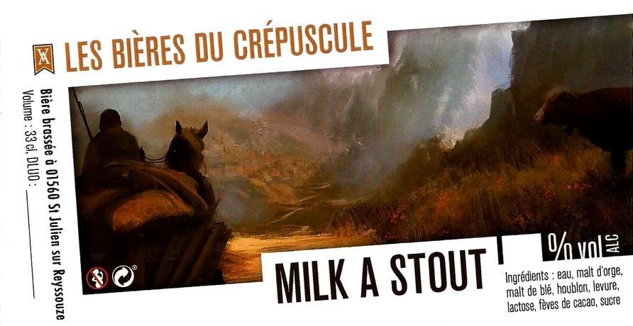 BRASSERIE LES BIERES DU CREPUSCULE 11 etiquette BRASSERIE LES BIERES DU CREPUSCULE 11