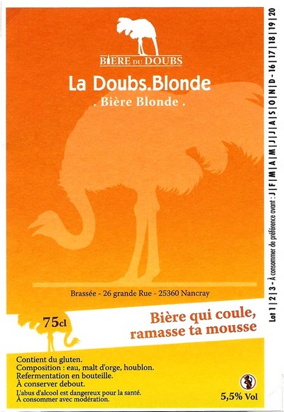 etiquette BRASSERIE BIERES DU DOUBS 24