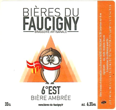 Etiquette BRASSERIE BIERES DU FAUCIGNY 03