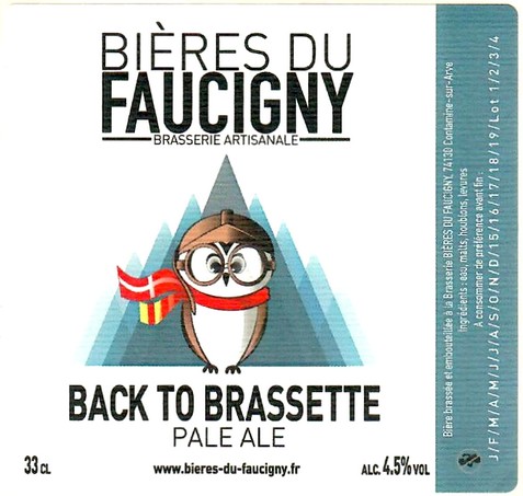 Etiquette BRASSERIE BIERES DU FAUCIGNY 04