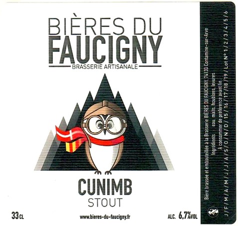 Etiquette BRASSERIE BIERES DU FAUCIGNY 08