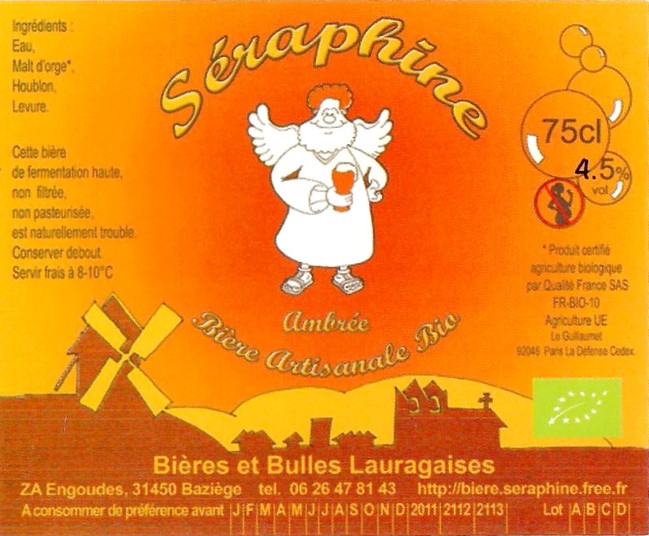 Etiquette BRASSERIE BIERES ET BULLES LAURAGAISES 06