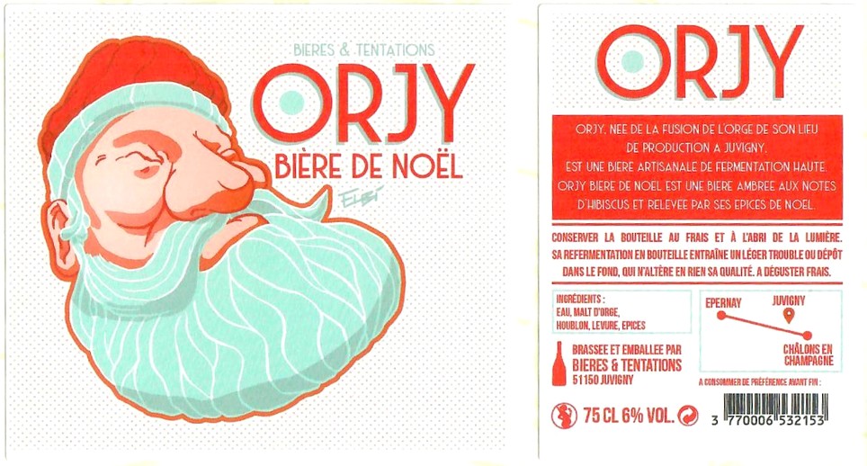 Etiquette BRASSERIE BIERES ET TENTATIONS 19