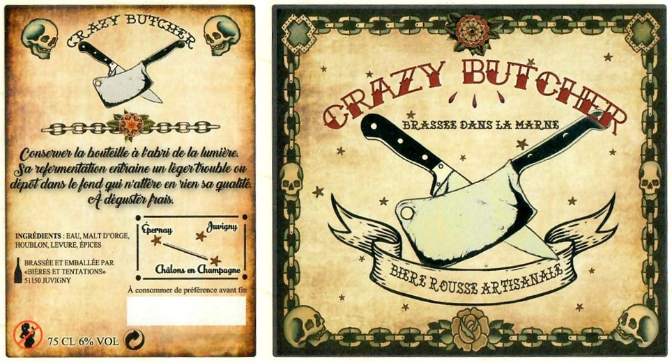 Etiquette BRASSERIE BIERES ET TENTATIONS 33