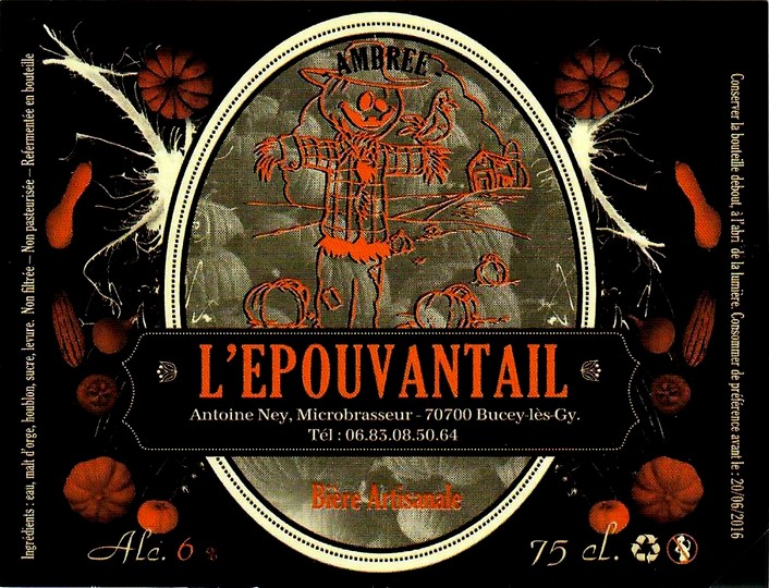 Etiquette BRASSERIE BIERES NEY 07