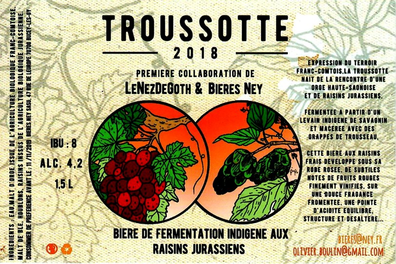 Etiquette BRASSERIE BIERES NEY 09