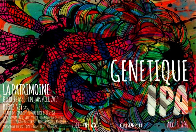 Etiquette BRASSERIE BIERES NEY 10