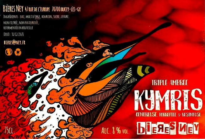 Etiquette BRASSERIE BIERES NEY 13