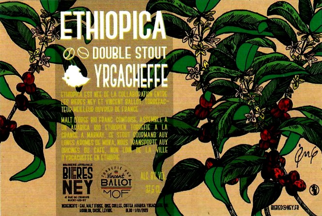 Etiquette BRASSERIE BIERES NEY 14