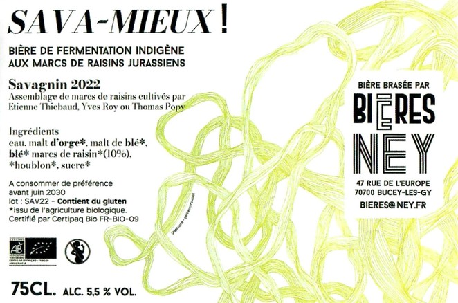 Etiquette BRASSERIE BIERES NEY 19