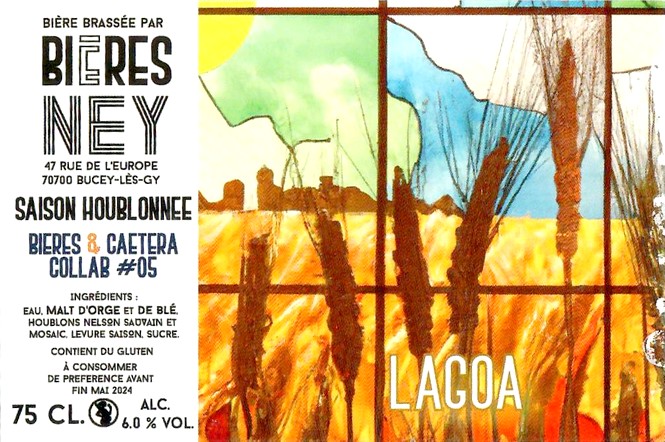 Etiquette BRASSERIE BIERES NEY 21