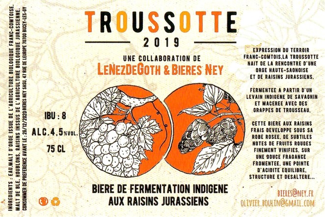 Etiquette BRASSERIE BIERES NEY 24