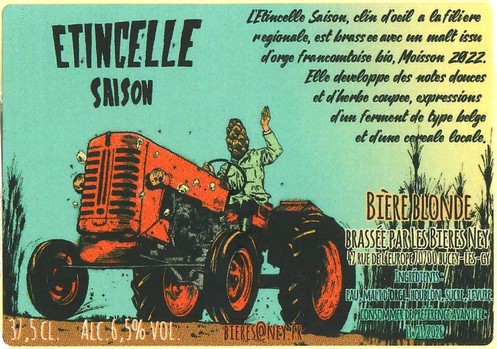 Etiquette BRASSERIE BIERES NEY 26