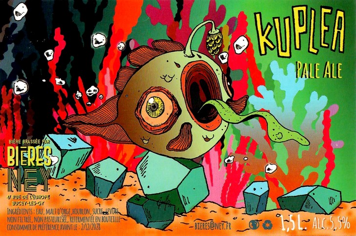 Etiquette BRASSERIE BIERES NEY 27