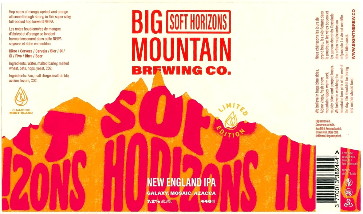 Etiquette BRASSERIE BIG MOUNTAIN 03