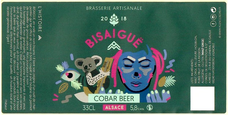 Etiquette BRASSERIE BISAIGUE 03