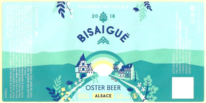 Etiquette BRASSERIE BISAIGUE 05