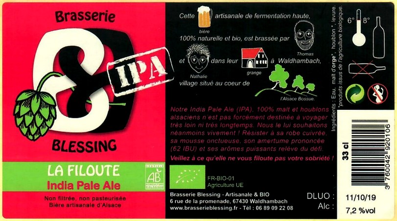 etiquette BRASSERIE BLESSING 10