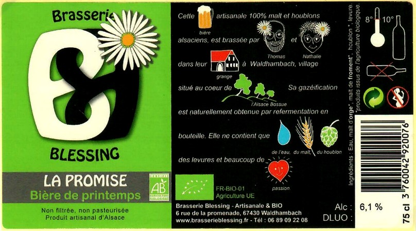 etiquette BRASSERIE BLESSING 11