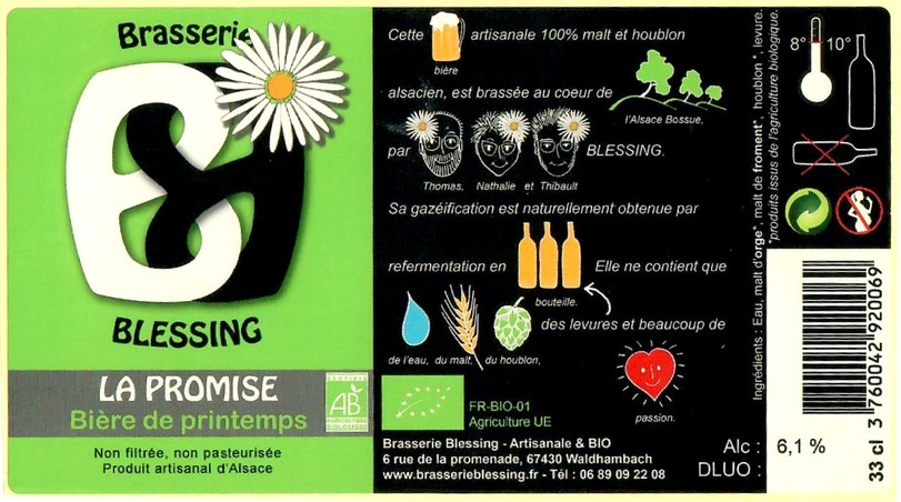 Etiquette BRASSERIE BLESSING 23