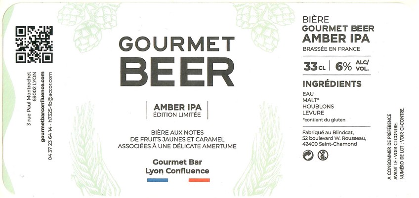 Etiquette BRASSERIE BLINDCAT 02