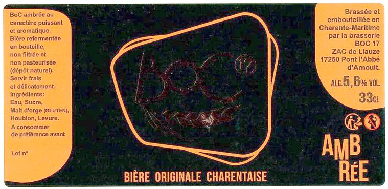 Etiquette BRASSERIE BOC17 11