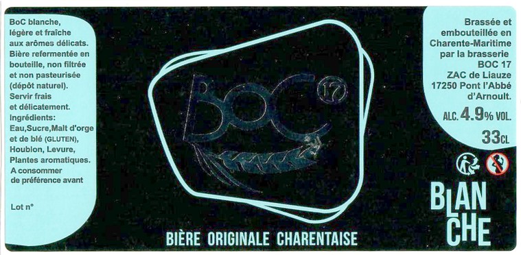 Etiquette BRASSERIE BOC17 13