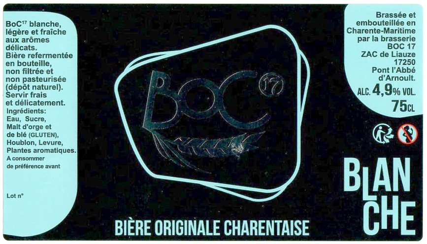 Etiquette BRASSERIE BOC17 14
