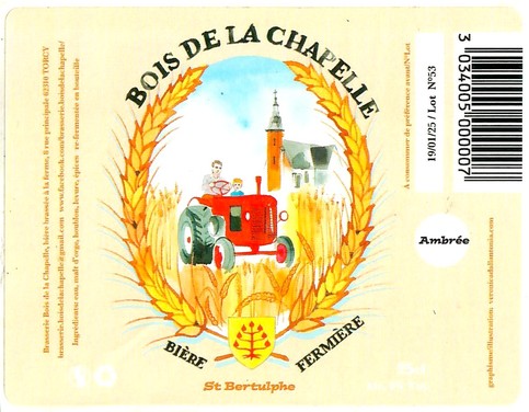 Etiquette BRASSERIE BOIS DE LA CHAPELLE 06