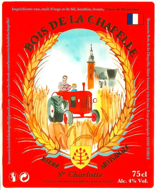 Etiquette BRASSERIE BOIS DE LA CHAPELLE 09